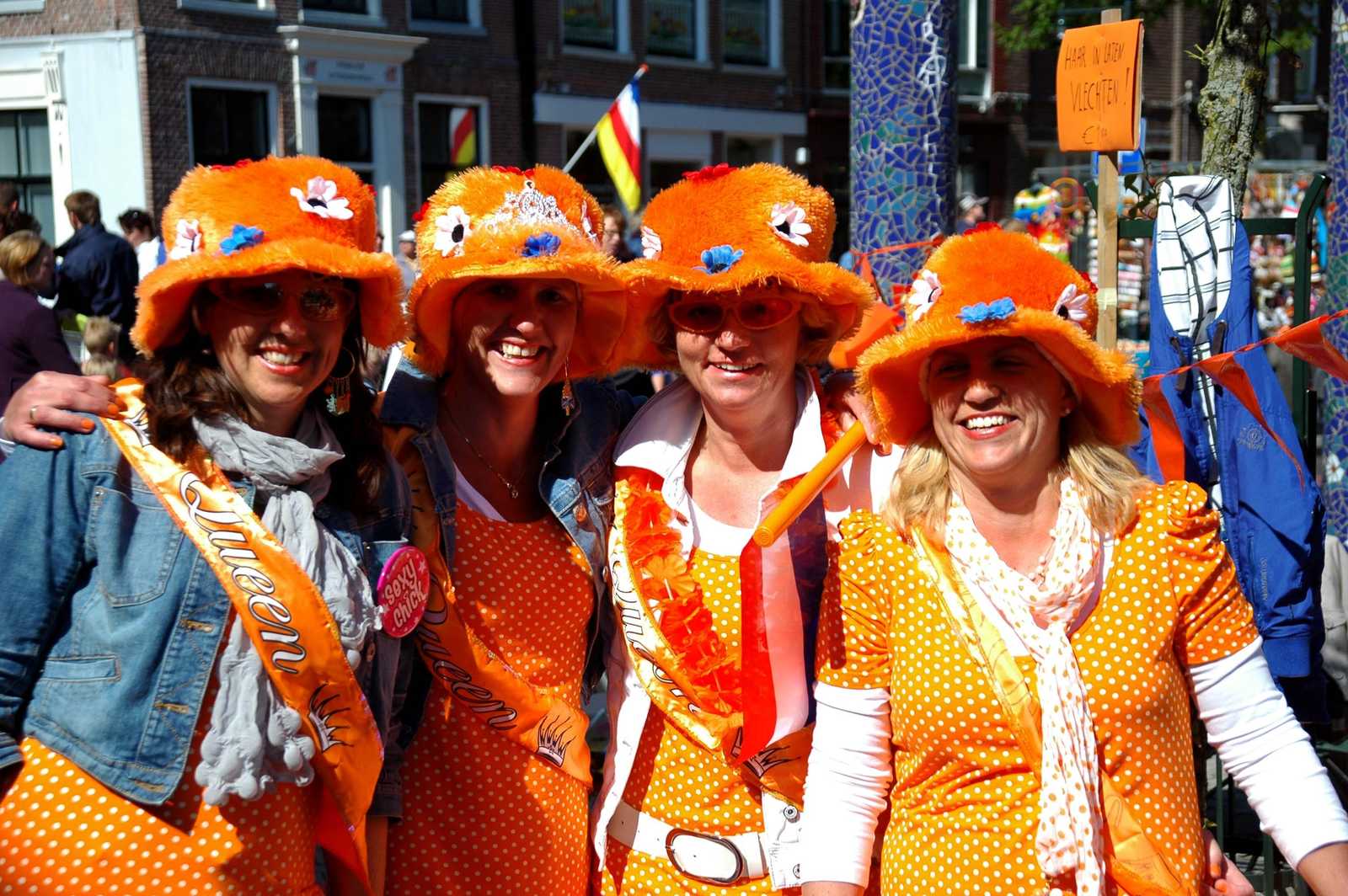 K&K in Den Haag, Holland Celebrating Dutch King's Day/Koningsdag