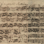 Originele partituur Bach