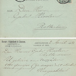 Ambacht van de snuifreder briefkaart 1902